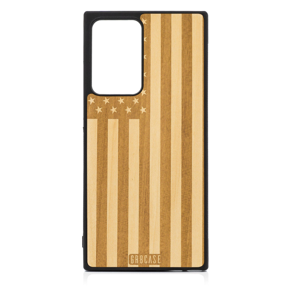 USA Flag Design Wood Case For Samsung Galaxy Note 20 Ultra
