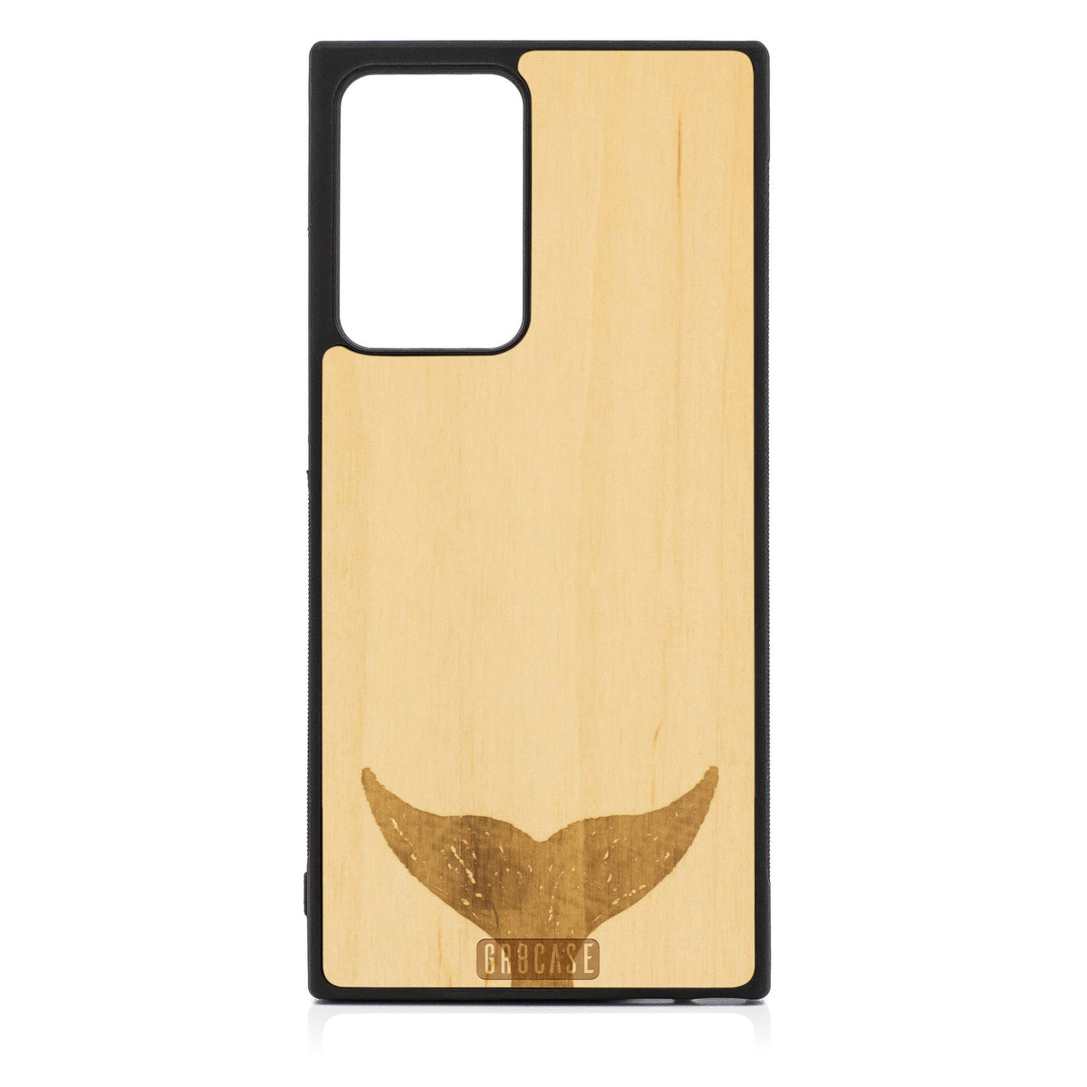 Whale Tail Design Wood Case For Samsung Galaxy Note 20 Ultra