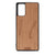 Baseball Stitches Design Wood Case For Samsung Galaxy A72 5G