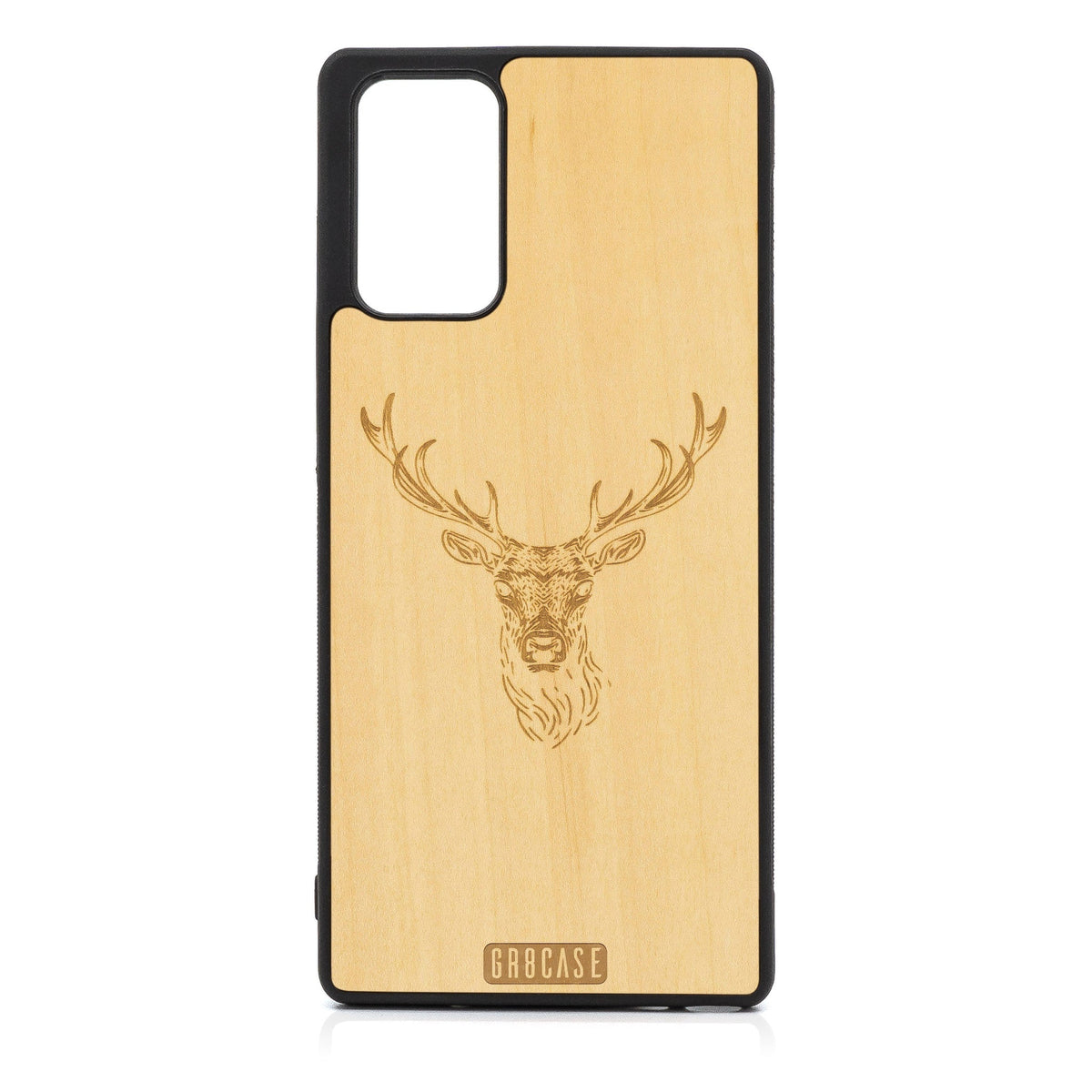 Buck Deer Design Wood Case For Samsung Galaxy A72 5G