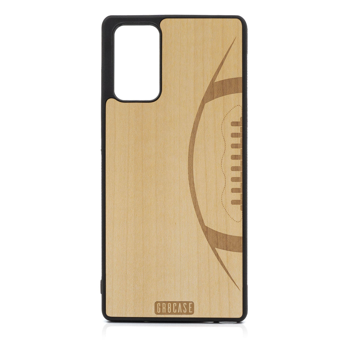 Football Design Wood Case For Samsung Galaxy A53 5G