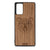 Furry Bear Design Wood Case For Samsung Galaxy A71 5G