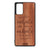 Inhale The Future Exhale The Past Design Wood Case For Samsung Galaxy A72 5G