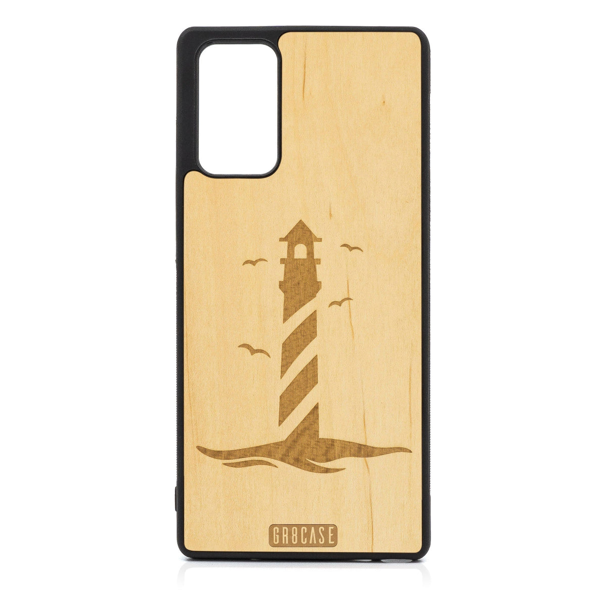 Lighthouse Design Wood Case For Samsung Galaxy A71 5G
