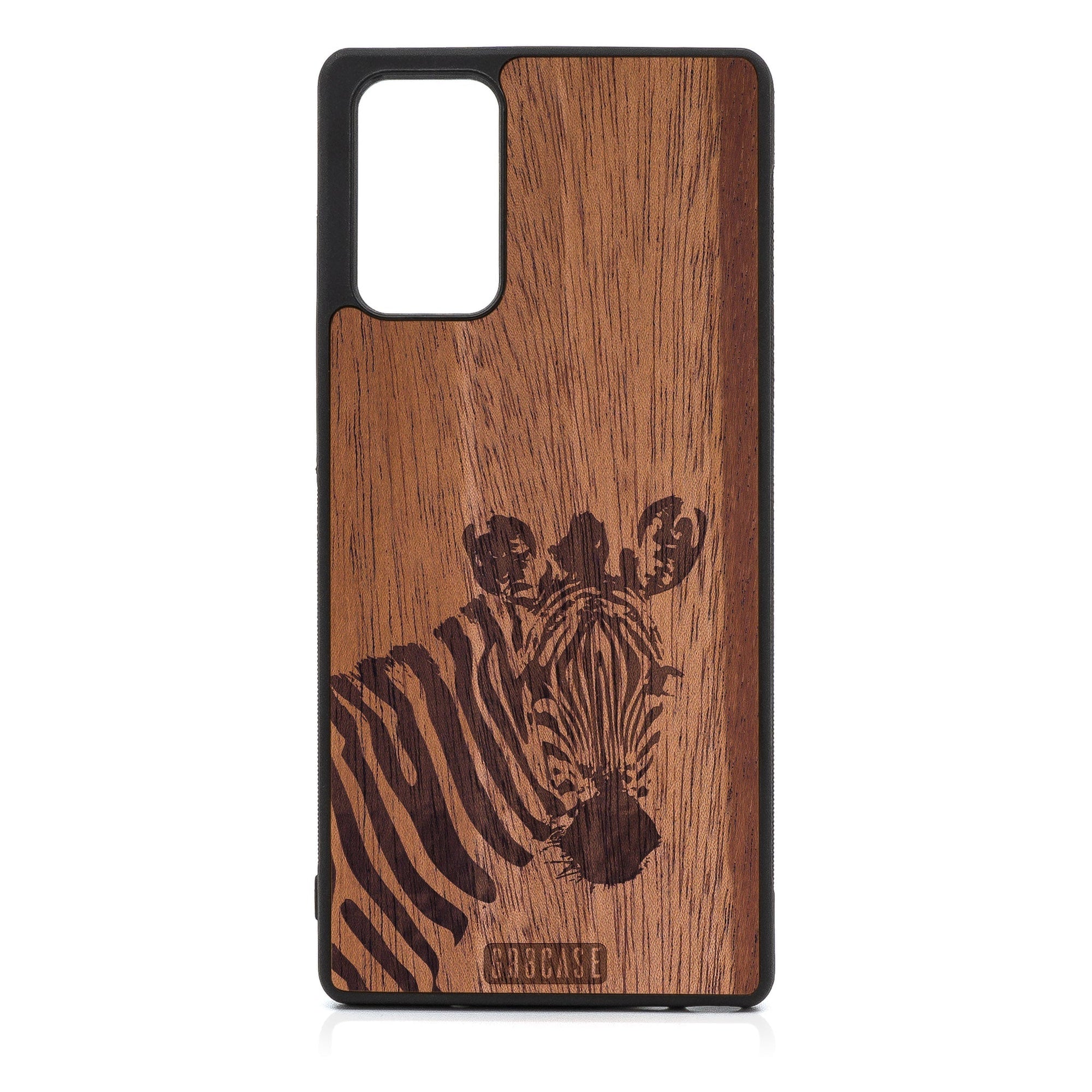 Lookout Zebra Design Wood Case For Samsung Galaxy A71 5G