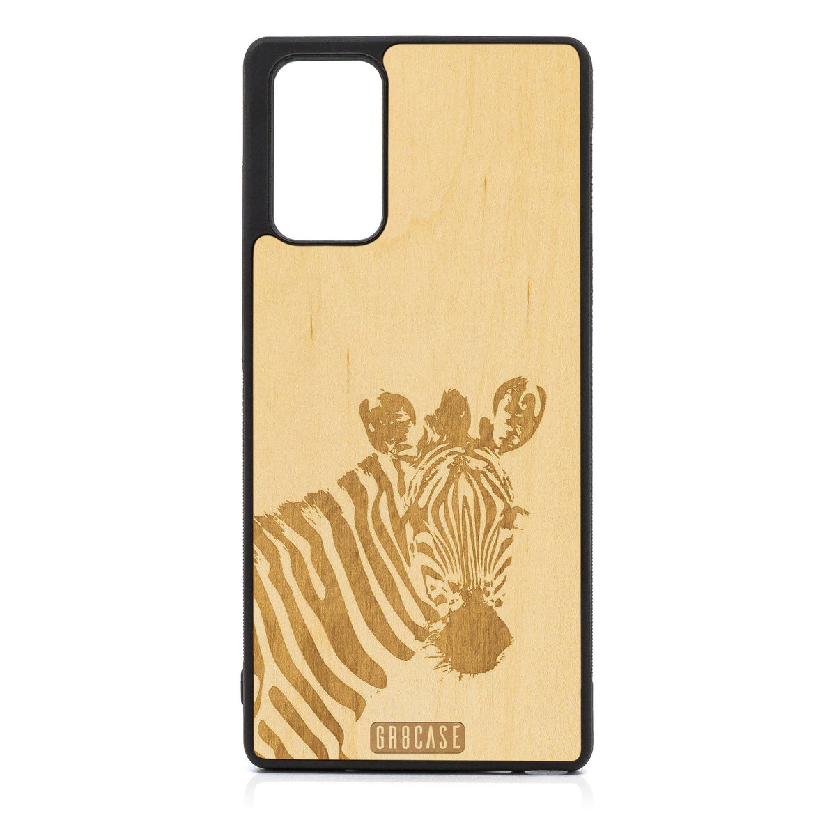 Lookout Zebra Design Wood Case For Samsung Galaxy A53 5G