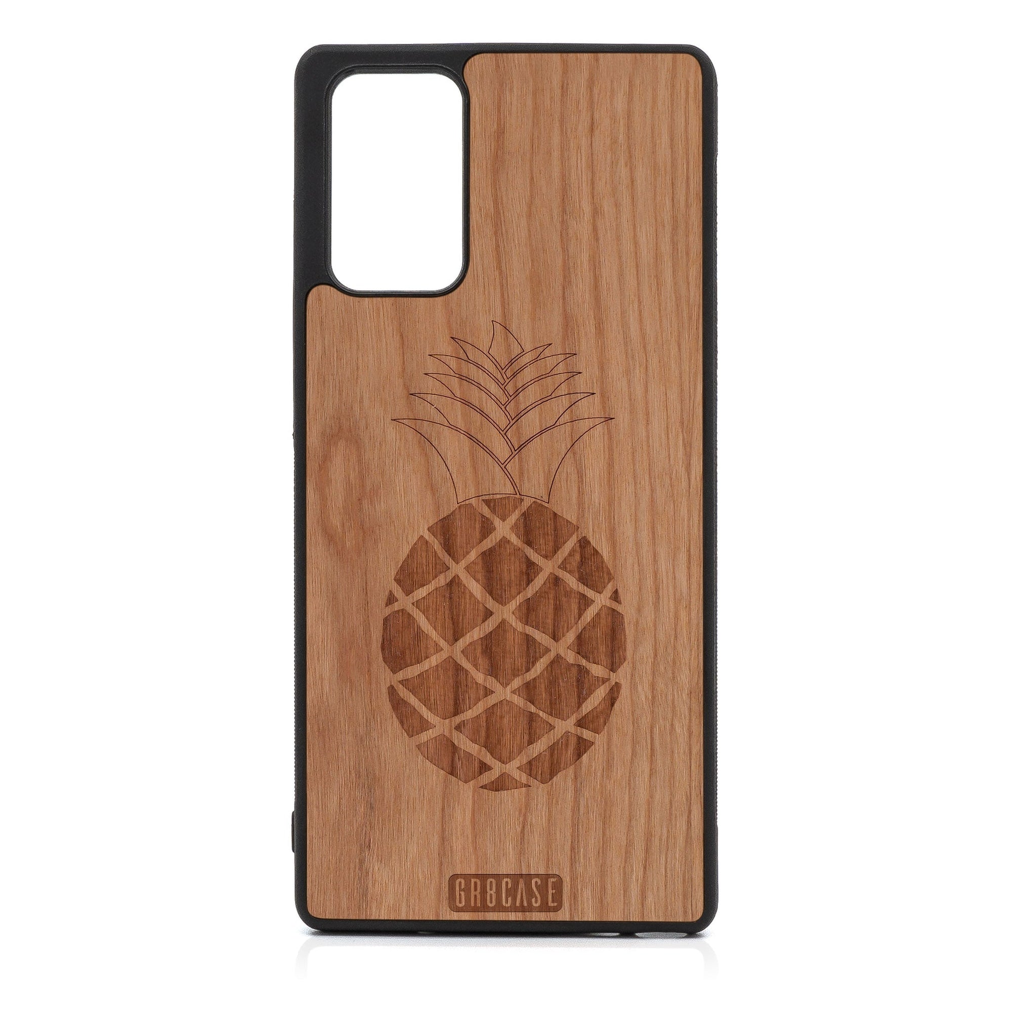 Pineapple Design Wood Case For Samsung Galaxy A73 5G