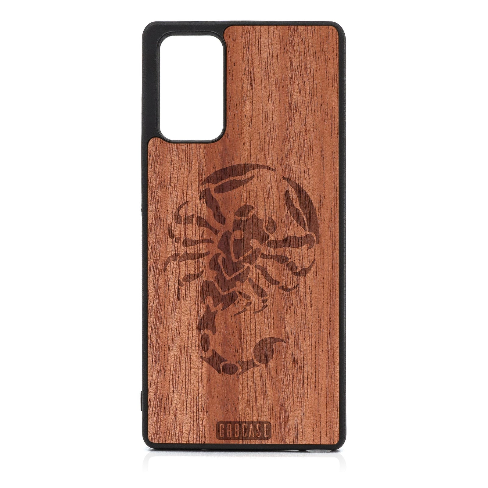 Scorpion Design Wood Case For Samsung Galaxy A71 5G