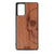 Half Skull Design Wood Case For Samsung Galaxy Note 20