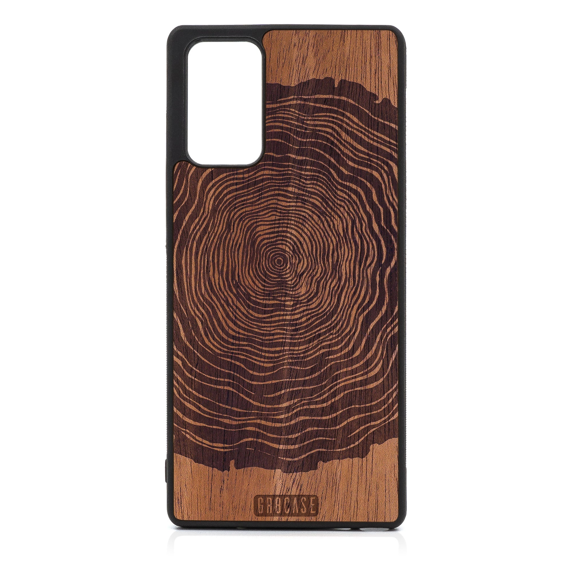 Tree Rings Design Wood Case For Samsung Galaxy Note 20