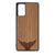 Whale Tail Design Wood Case For Samsung Galaxy A73 5G