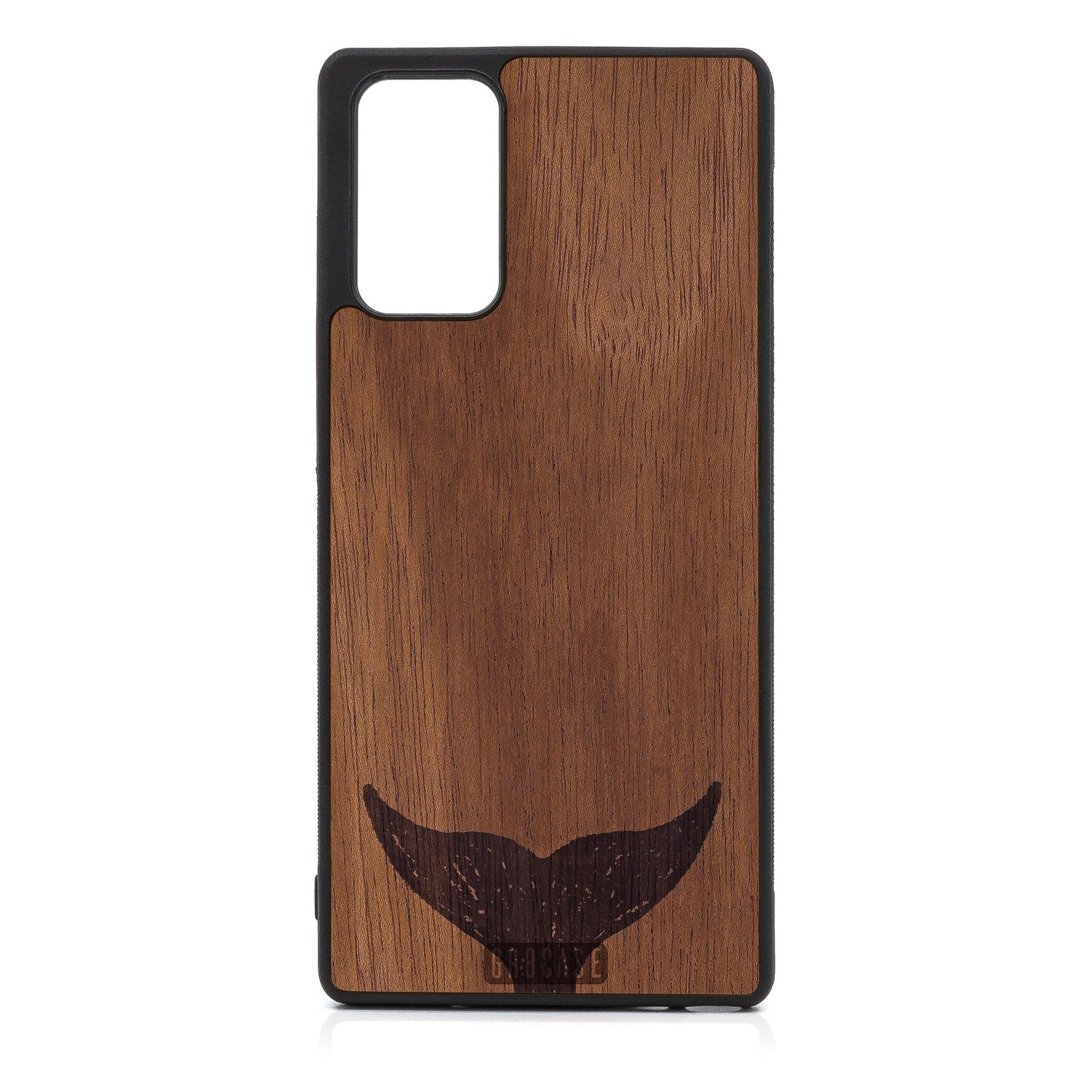 Whale Tail Design Wood Case For Samsung Galaxy A71 5G
