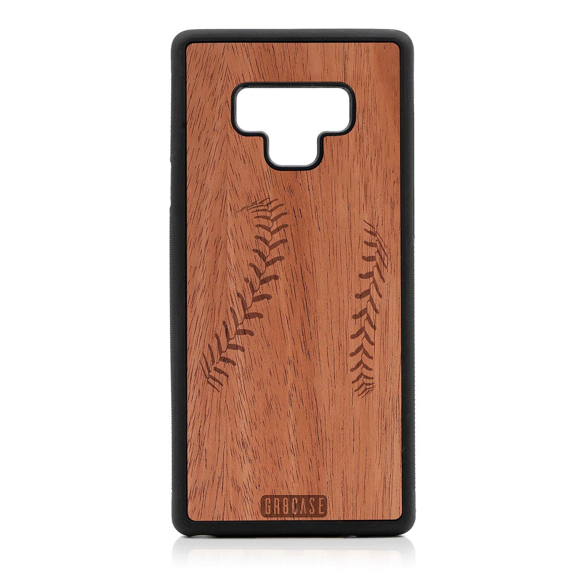 Baseball Stitches Design Wood Case For Samsung Galaxy Note 9 by GR8CASE
