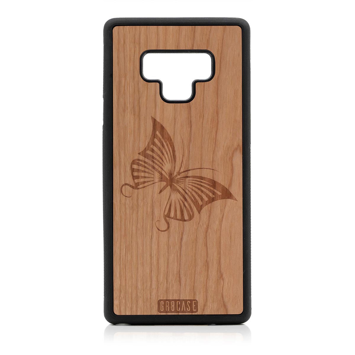 Butterfly Design Wood Case Samsung Galaxy Note 9 by GR8CASE