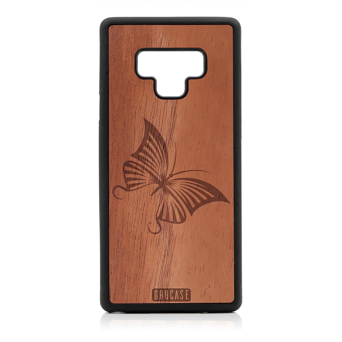 Butterfly Design Wood Case Samsung Galaxy Note 9 by GR8CASE