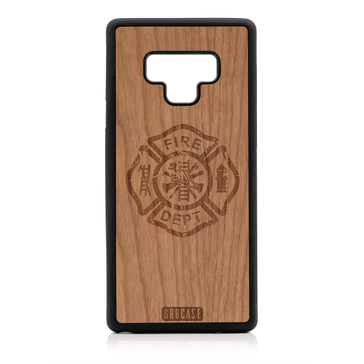 Fire Department Design Wood Case Samsung Galaxy Note 9 by GR8CASE