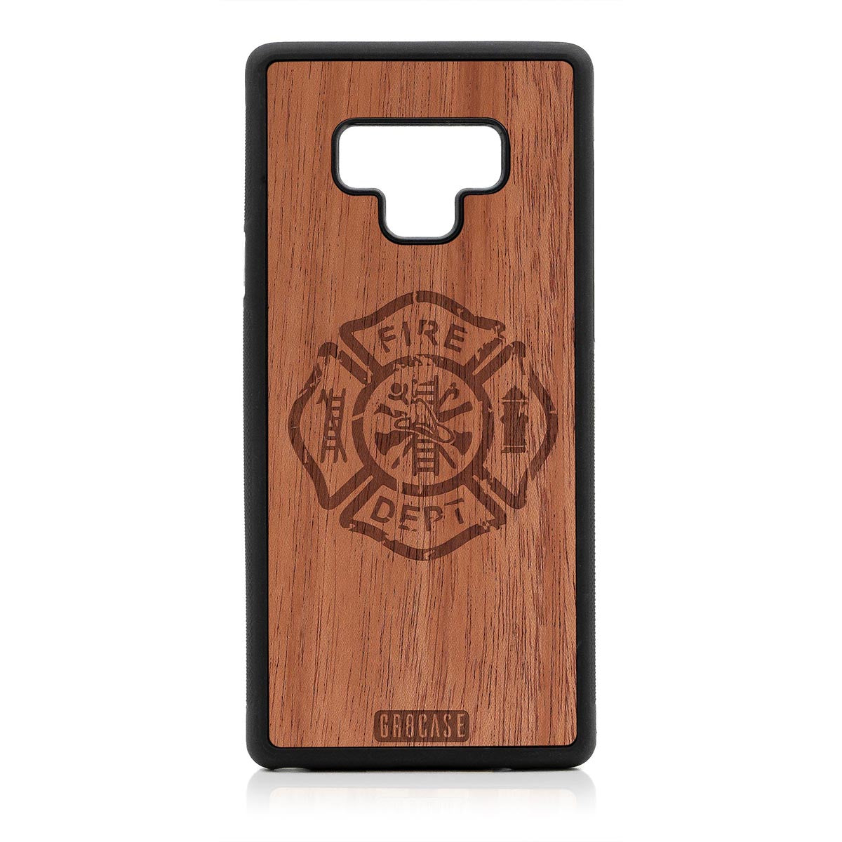 Fire Department Design Wood Case Samsung Galaxy Note 9 by GR8CASE