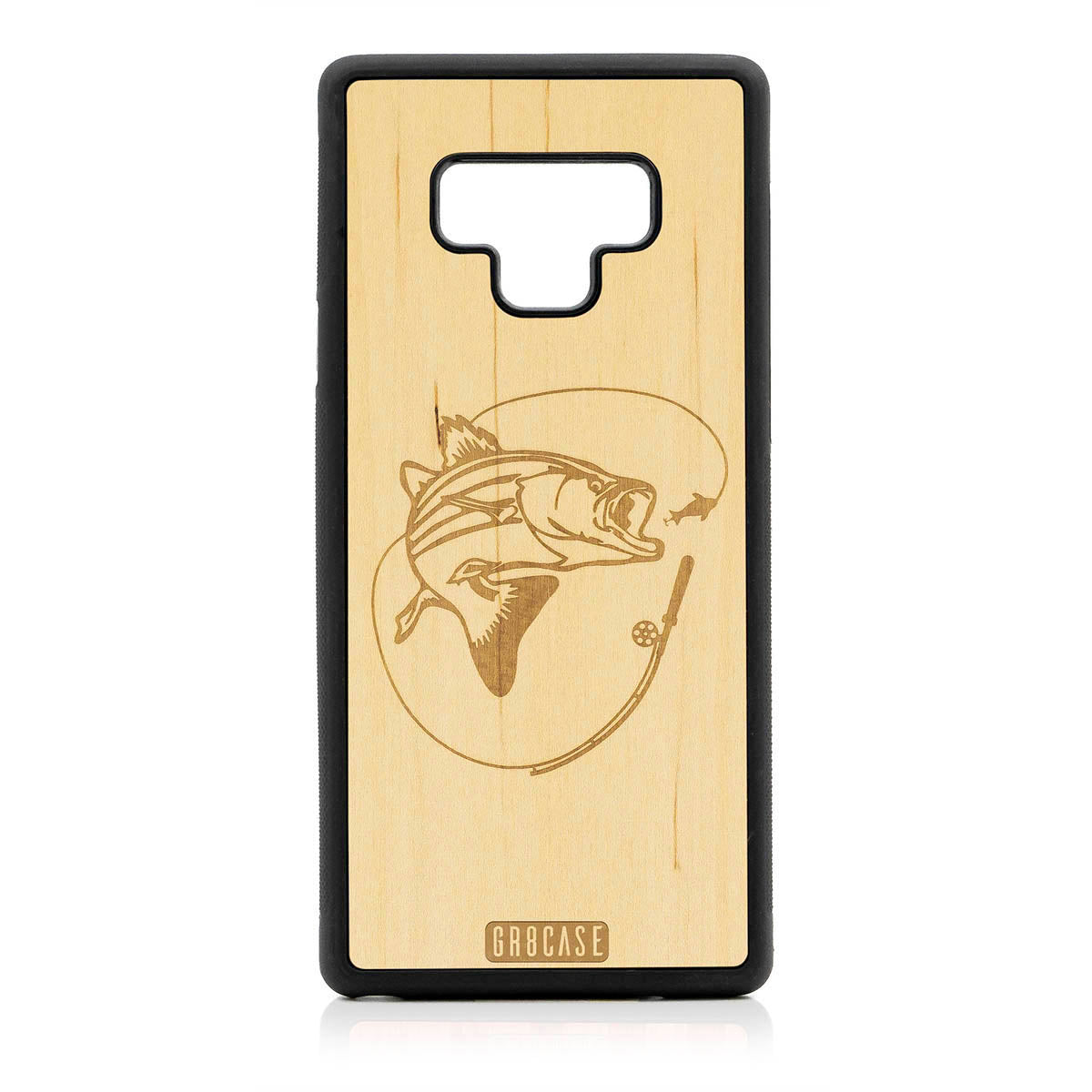 Fish and Reel Design Wood Case For Samsung Galaxy Note 9 by GR8CASE
