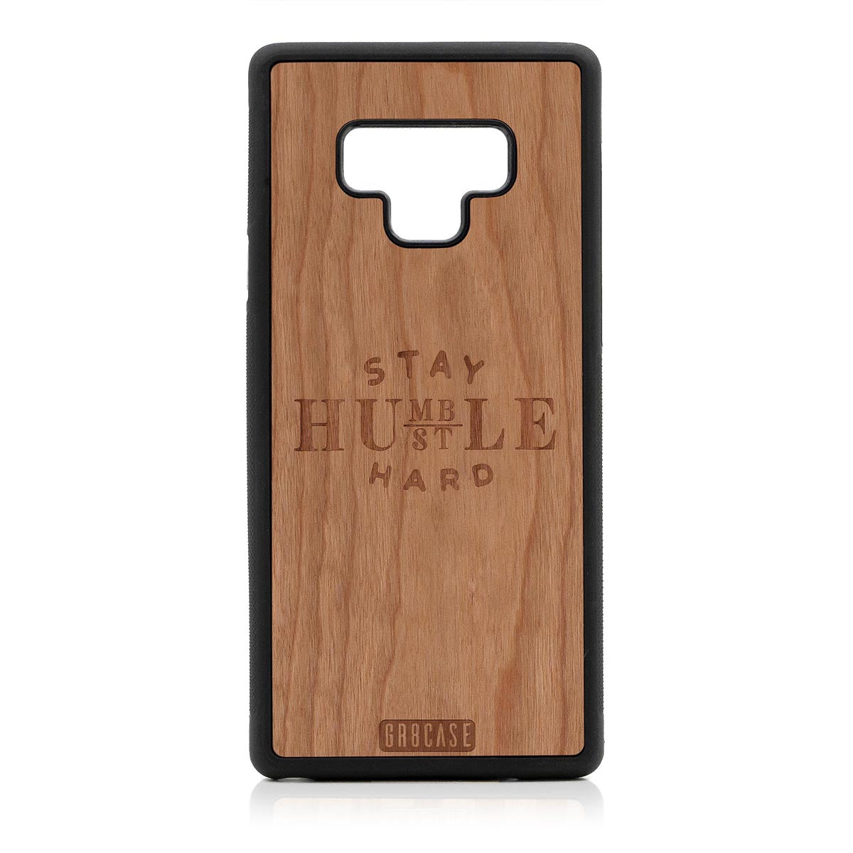 Stay Humble Hustle Hard Design Wood Case Samsung Galaxy Note 9 by GR8CASE