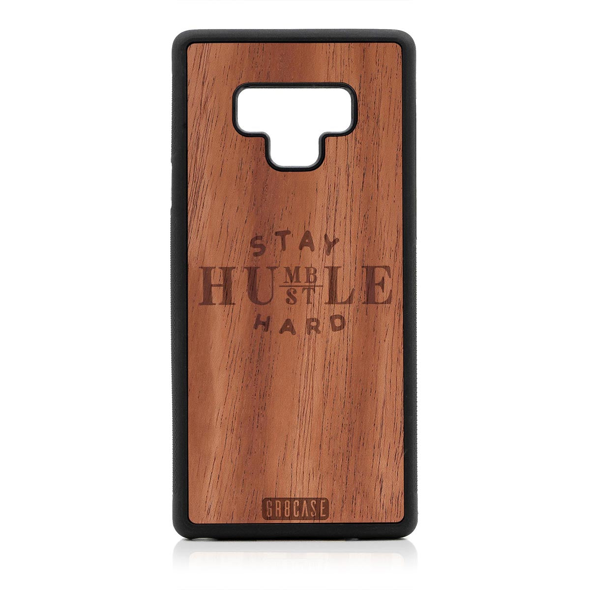 Stay Humble Hustle Hard Design Wood Case Samsung Galaxy Note 9 by GR8CASE