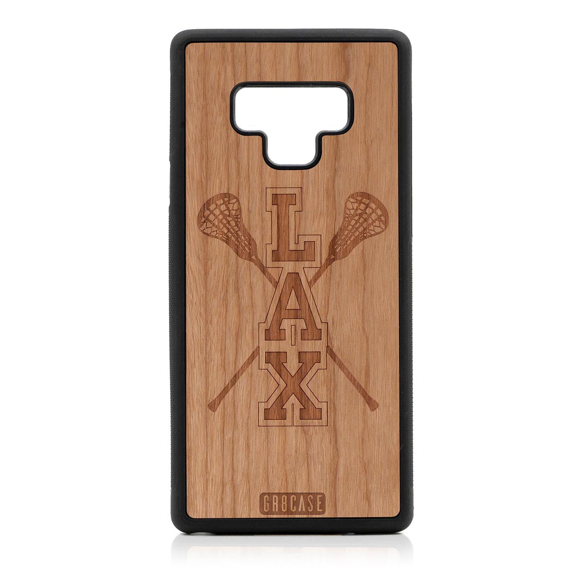 Lacrosse (LAX) Sticks Design Wood Case Samsung Galaxy Note 9 by GR8CASE