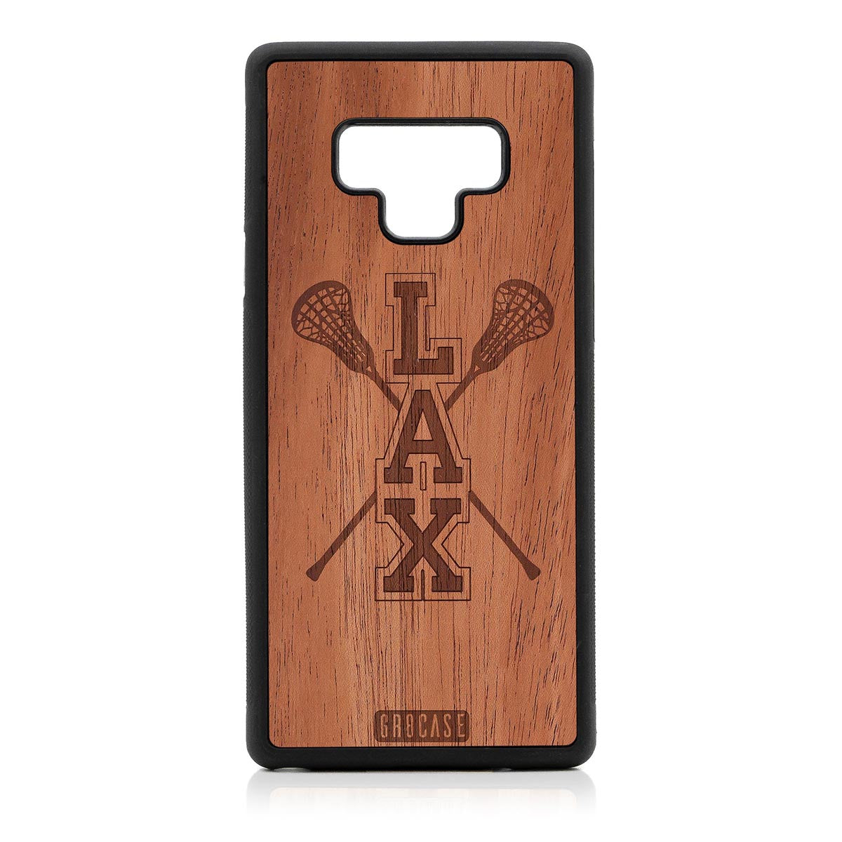 Lacrosse (LAX) Sticks Design Wood Case Samsung Galaxy Note 9 by GR8CASE