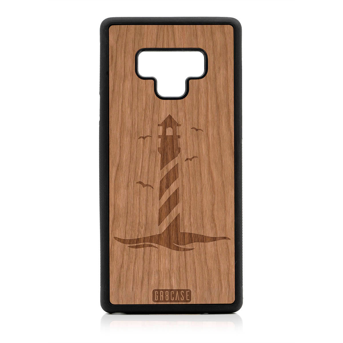 Lighthouse Design Wood Case For Samsung Galaxy Note 9