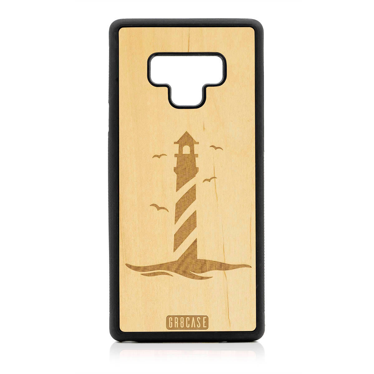 Lighthouse Design Wood Case For Samsung Galaxy Note 9