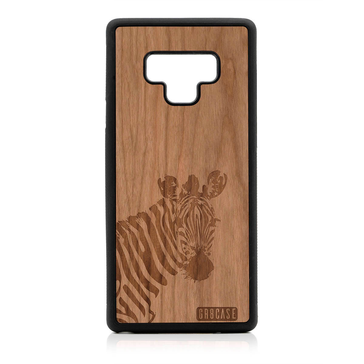 Lookout Zebra Design Wood Case For Samsung Galaxy Note 9