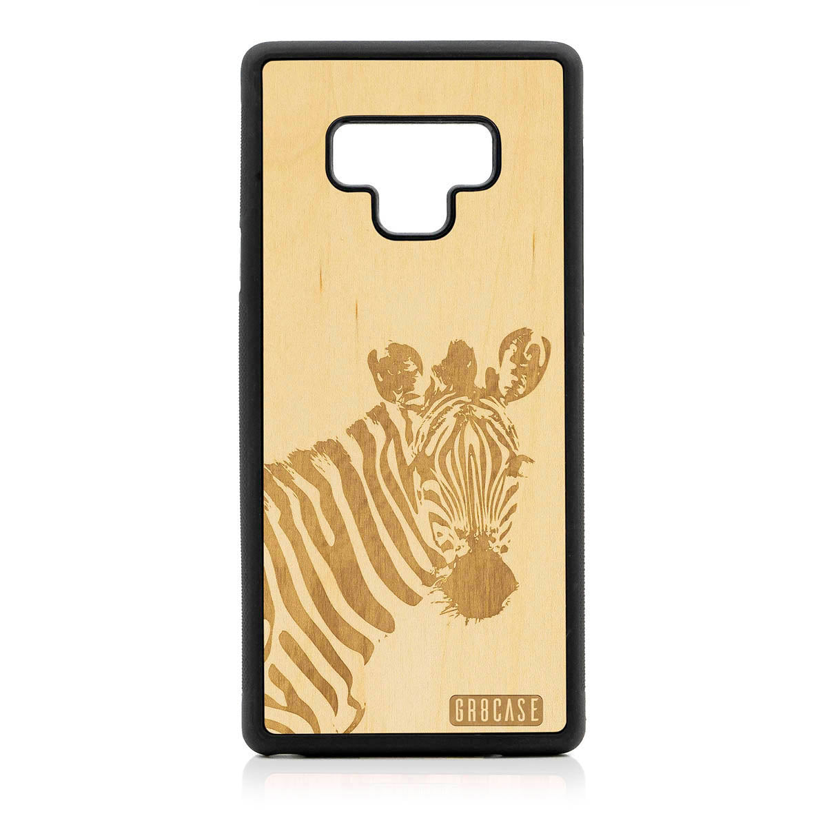 Lookout Zebra Design Wood Case For Samsung Galaxy Note 9