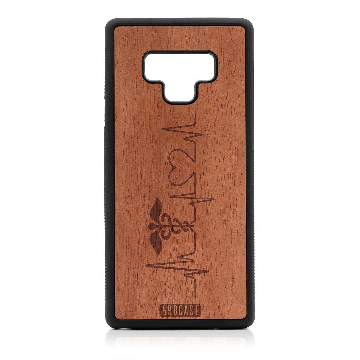 Hero's Heart (Nurse, Doctor) Design Wood Case Samsung Galaxy Note 9 by GR8CASE