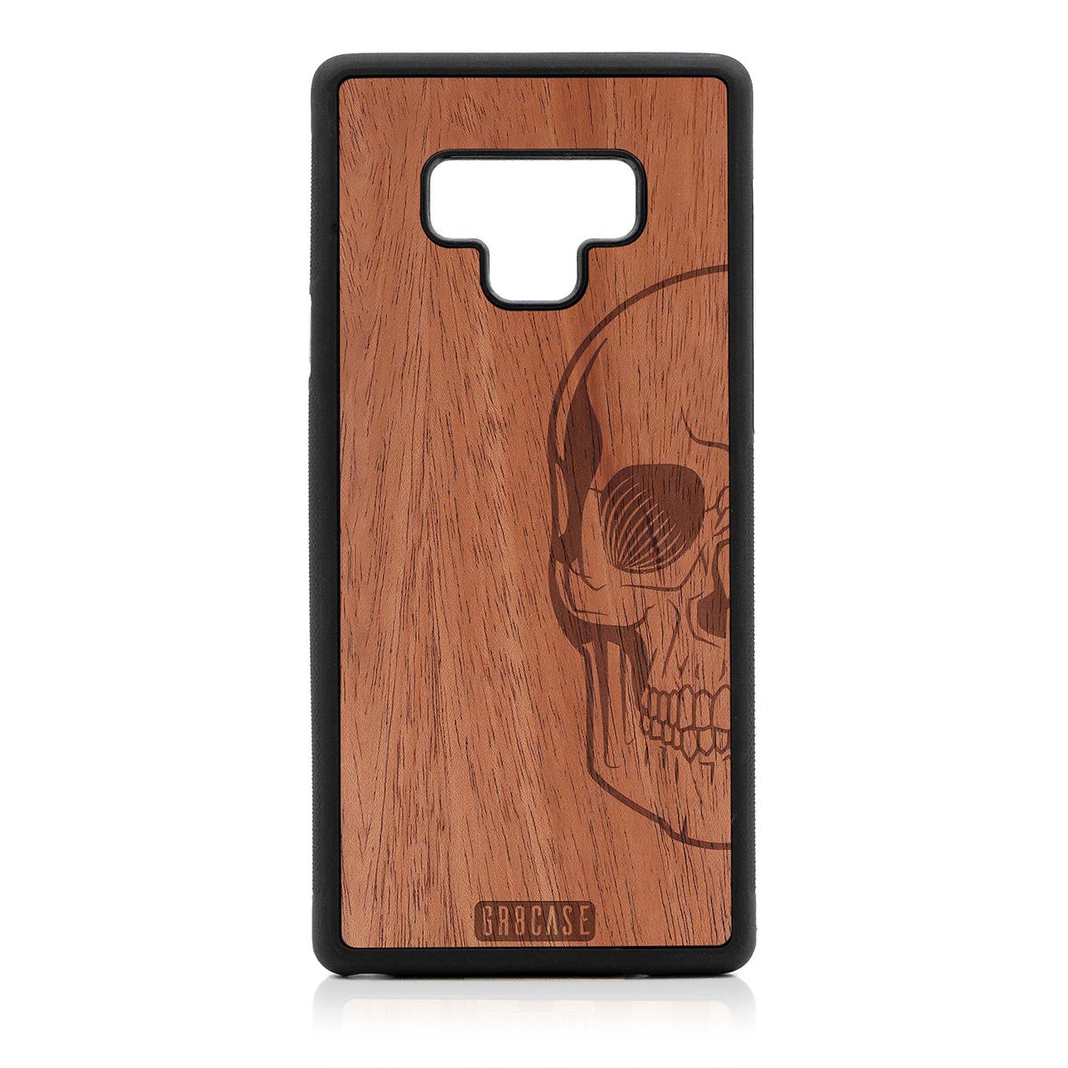 Half Skull Design Wood Case Samsung Galaxy Note 9 by GR8CASE