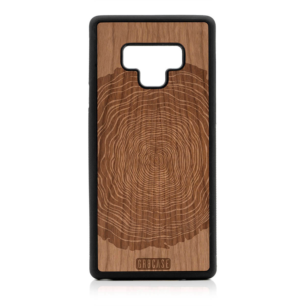 Tree Rings Design Wood Case For Samsung Galaxy Note 9