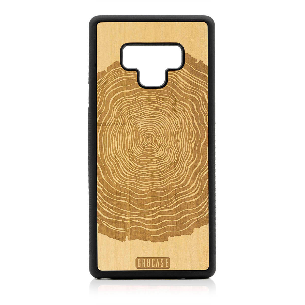 Tree Rings Design Wood Case For Samsung Galaxy Note 9