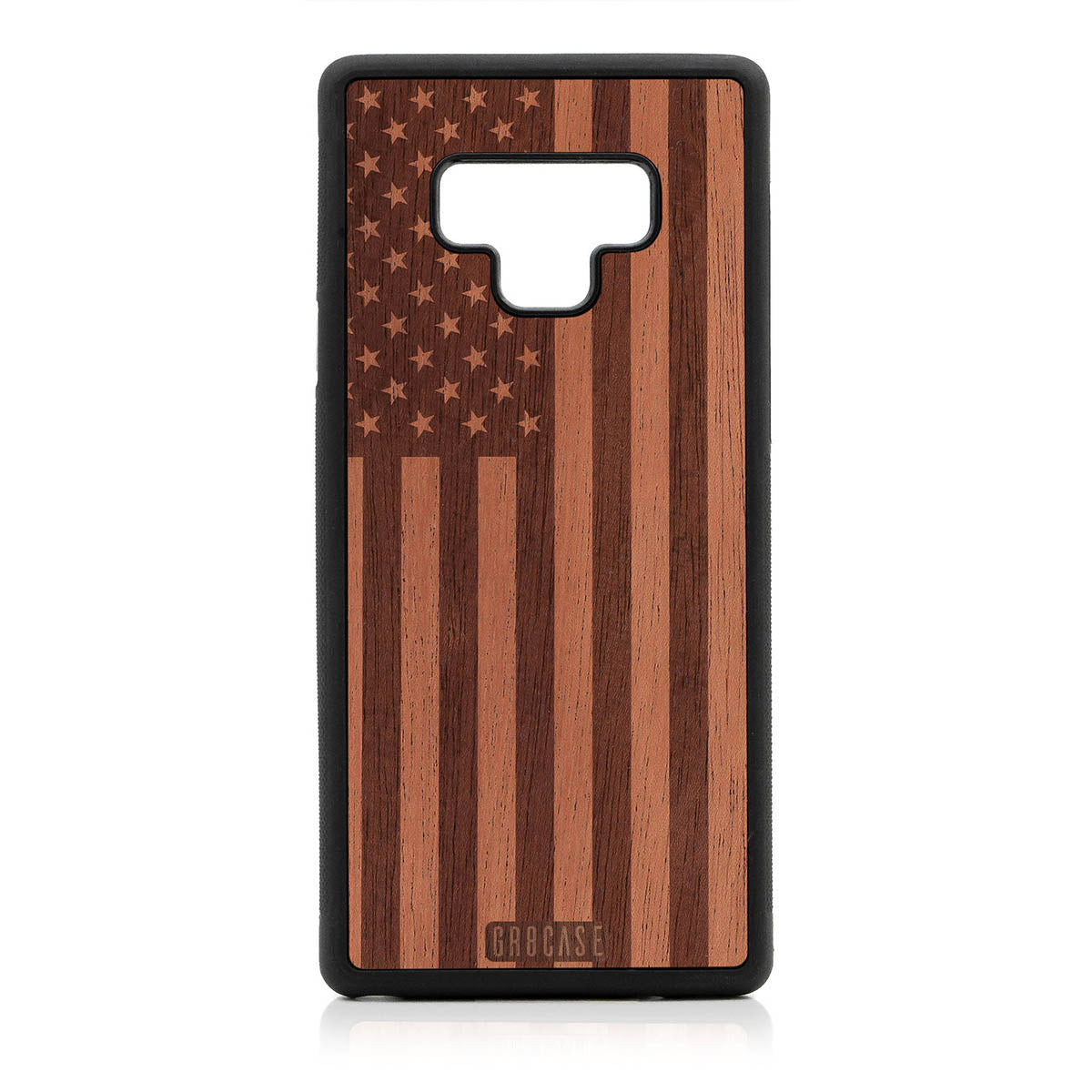 USA Flag Design Wood Case Samsung Galaxy Note 9