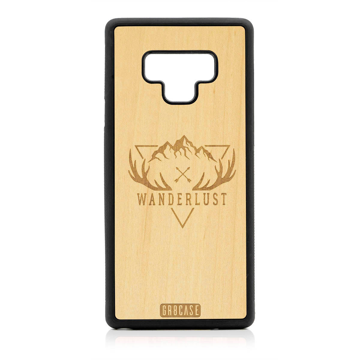 Wanderlust Design Wood Case For Samsung Galaxy Note 9