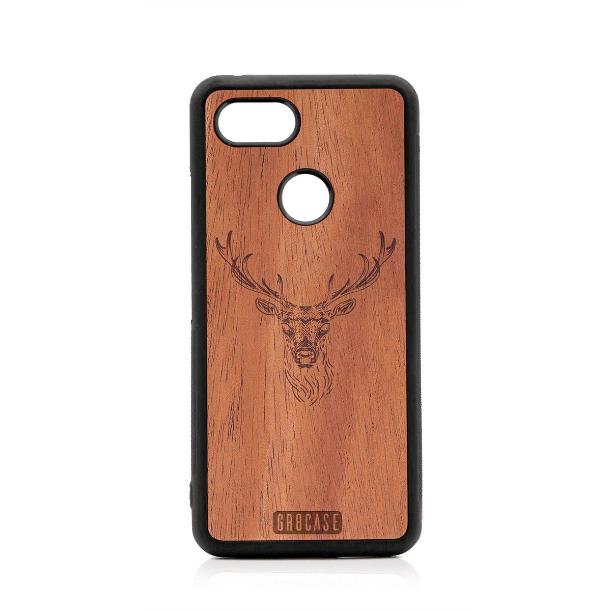 Elk Buck Design Wood Case For Google Pixel 3 by GR8CASE