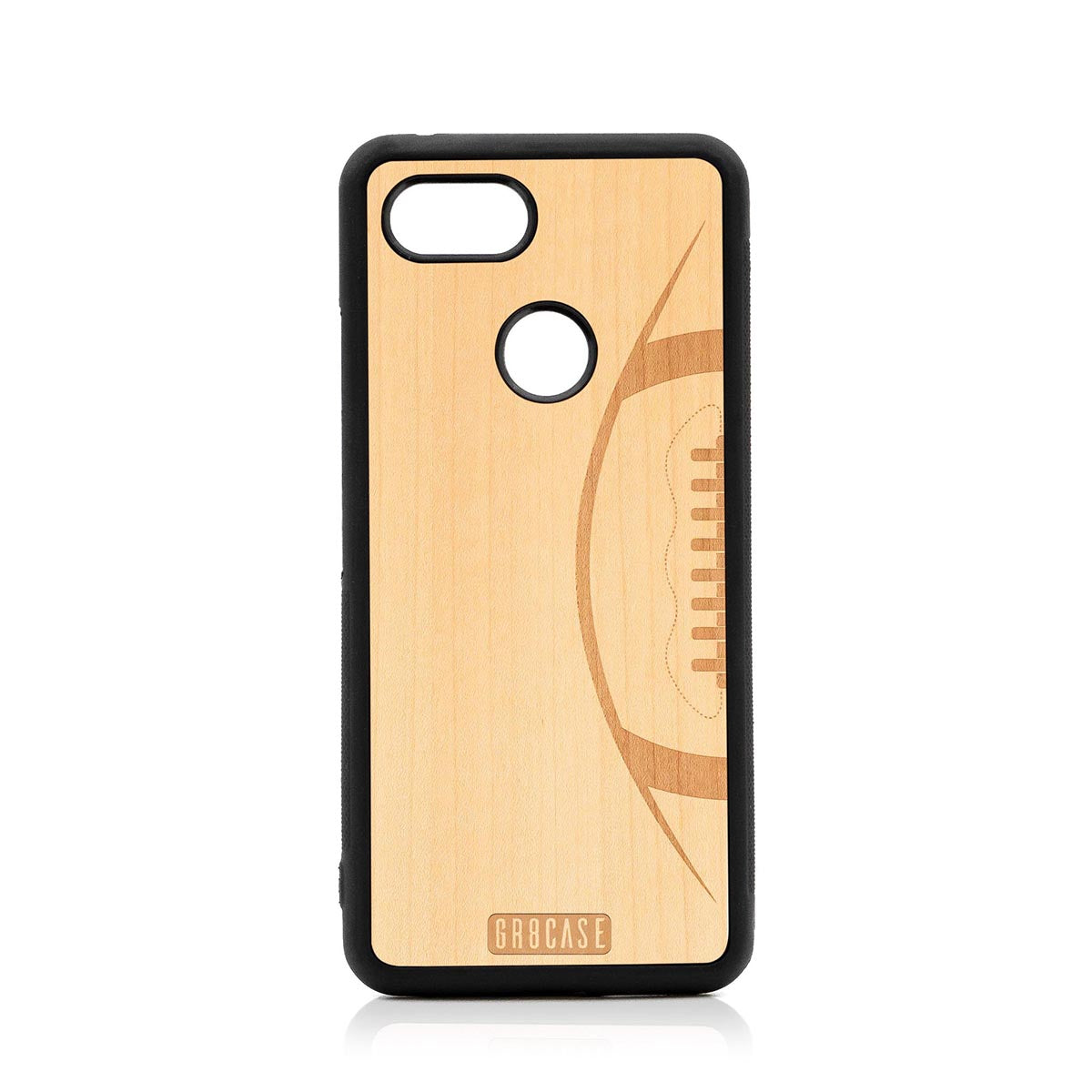 Football Design Wood Case For Google Pixel 3 by GR8CASE