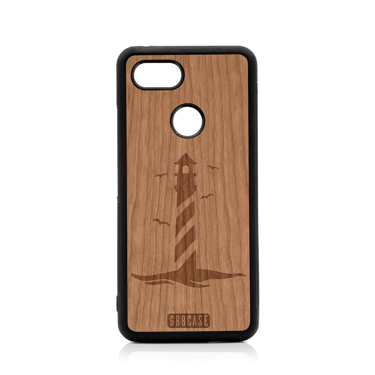 Lighthouse Design Wood Case For Google Pixel 3
