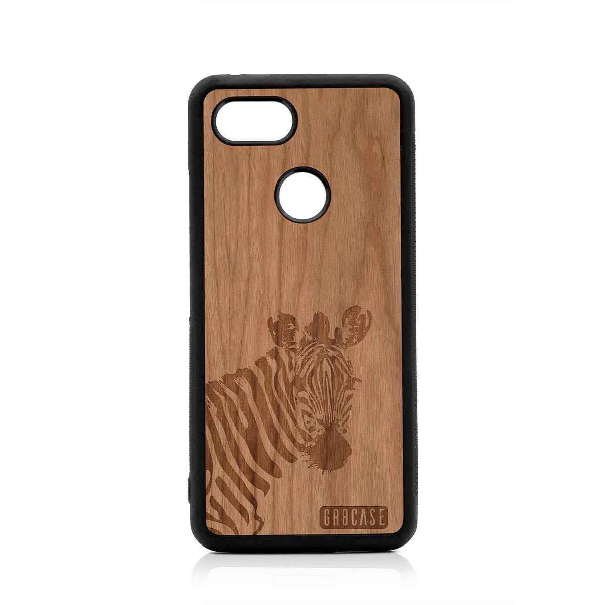 Lookout Zebra Design Wood Case For Google Pixel 3