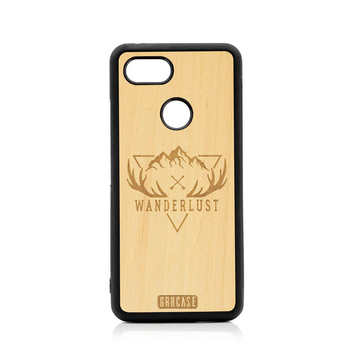 Wanderlust Design Wood Case For Google Pixel 3