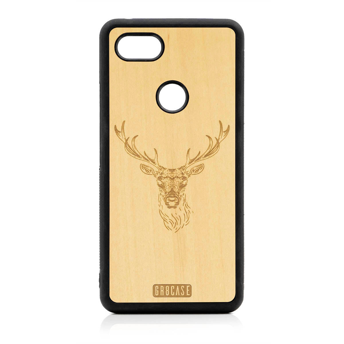 Elk Buck Design Wood Case For Google Pixel 3 XL by GR8CASE