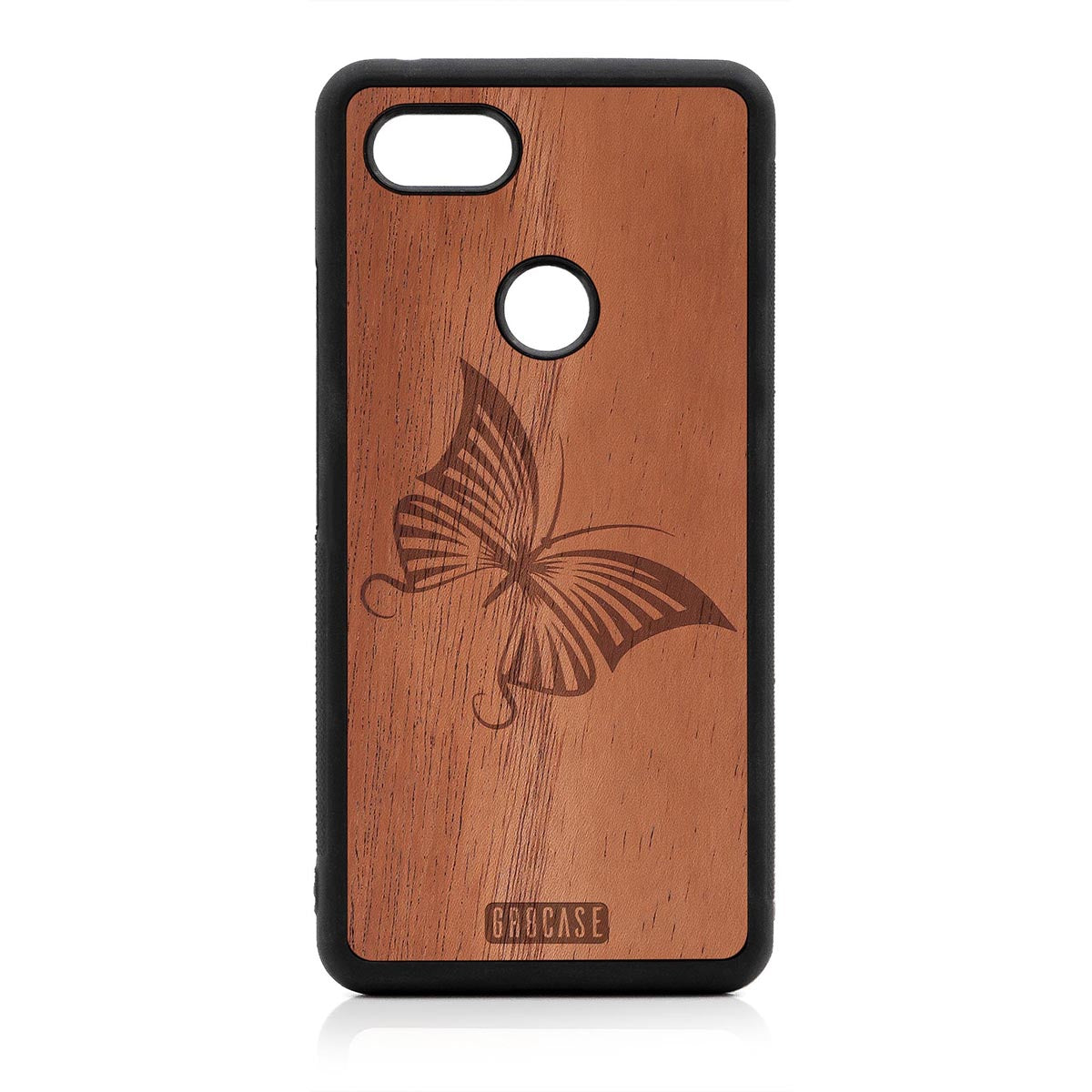 Butterfly Design Wood Case Google Pixel 3 XL by GR8CASE