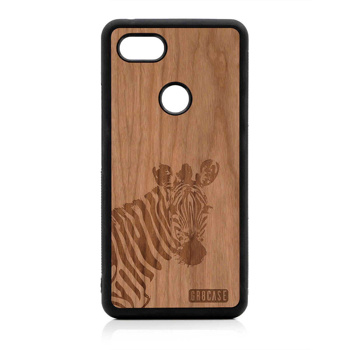 Lookout Zebra Design Wood Case For Google Pixel 3 XL