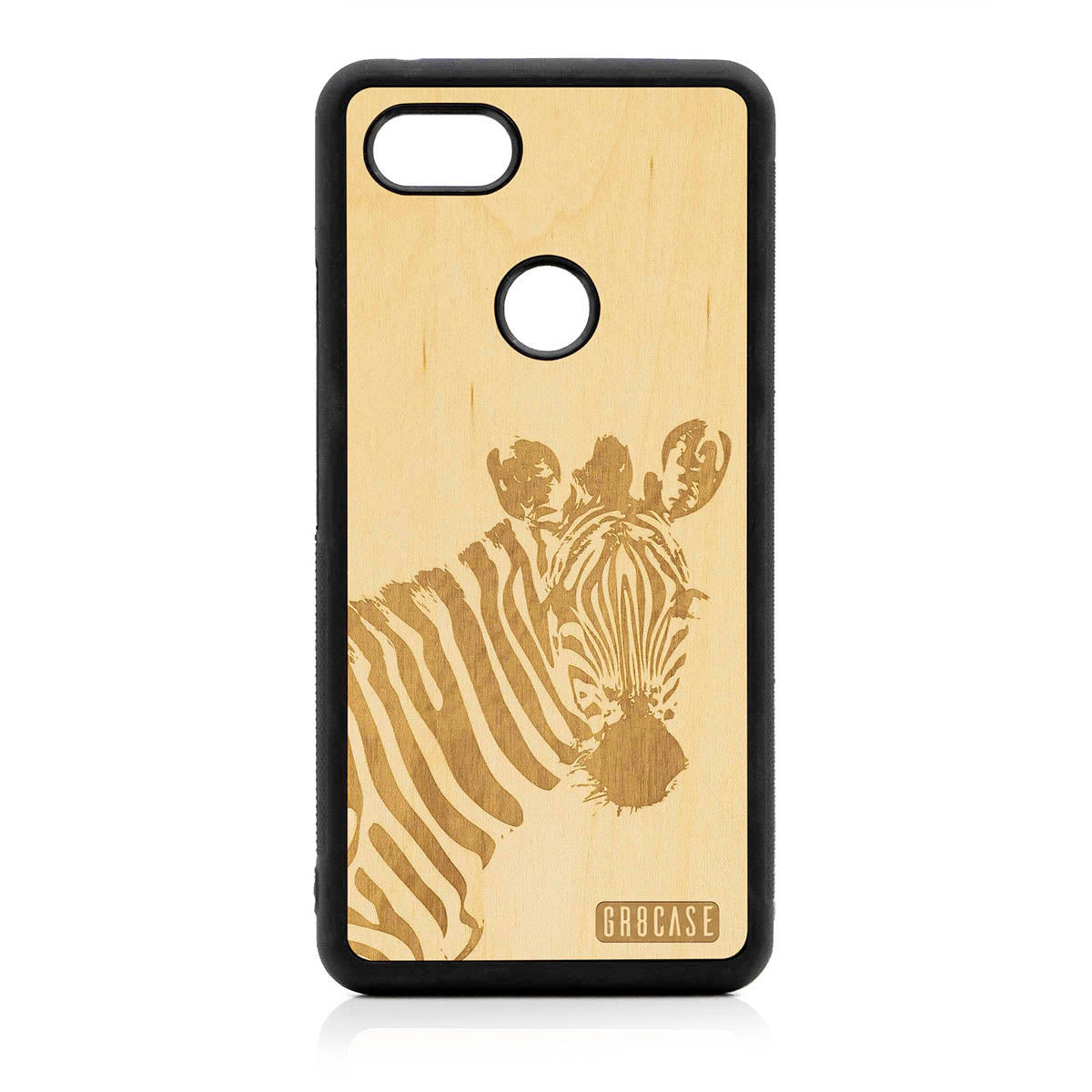 Lookout Zebra Design Wood Case For Google Pixel 3 XL