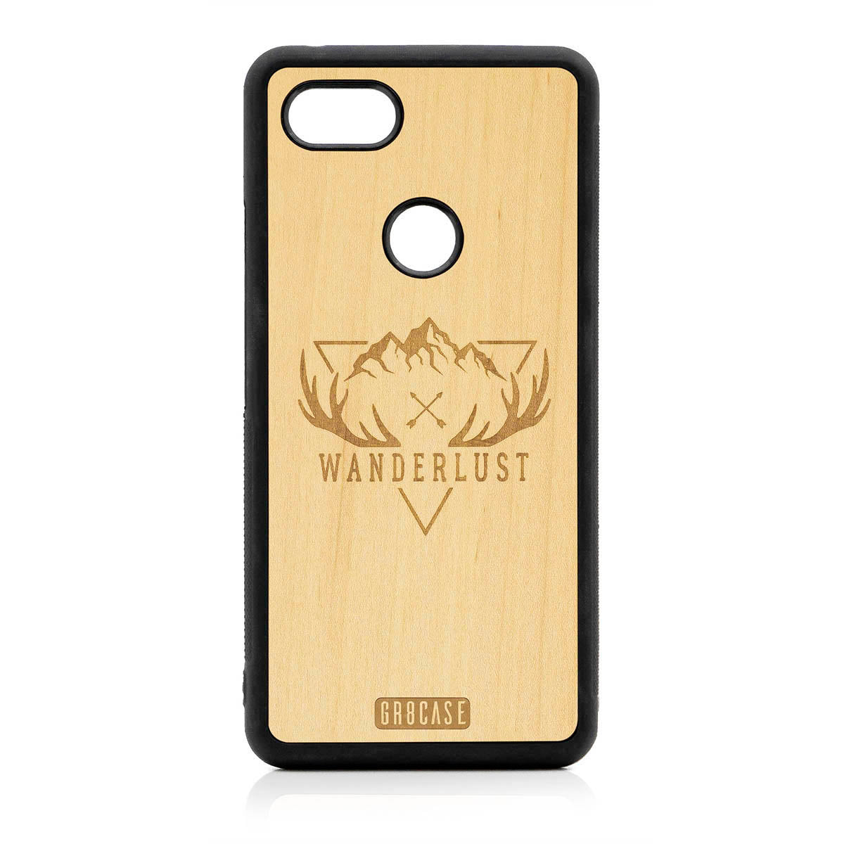 Wanderlust Design Wood Case For Google Pixel 3 XL