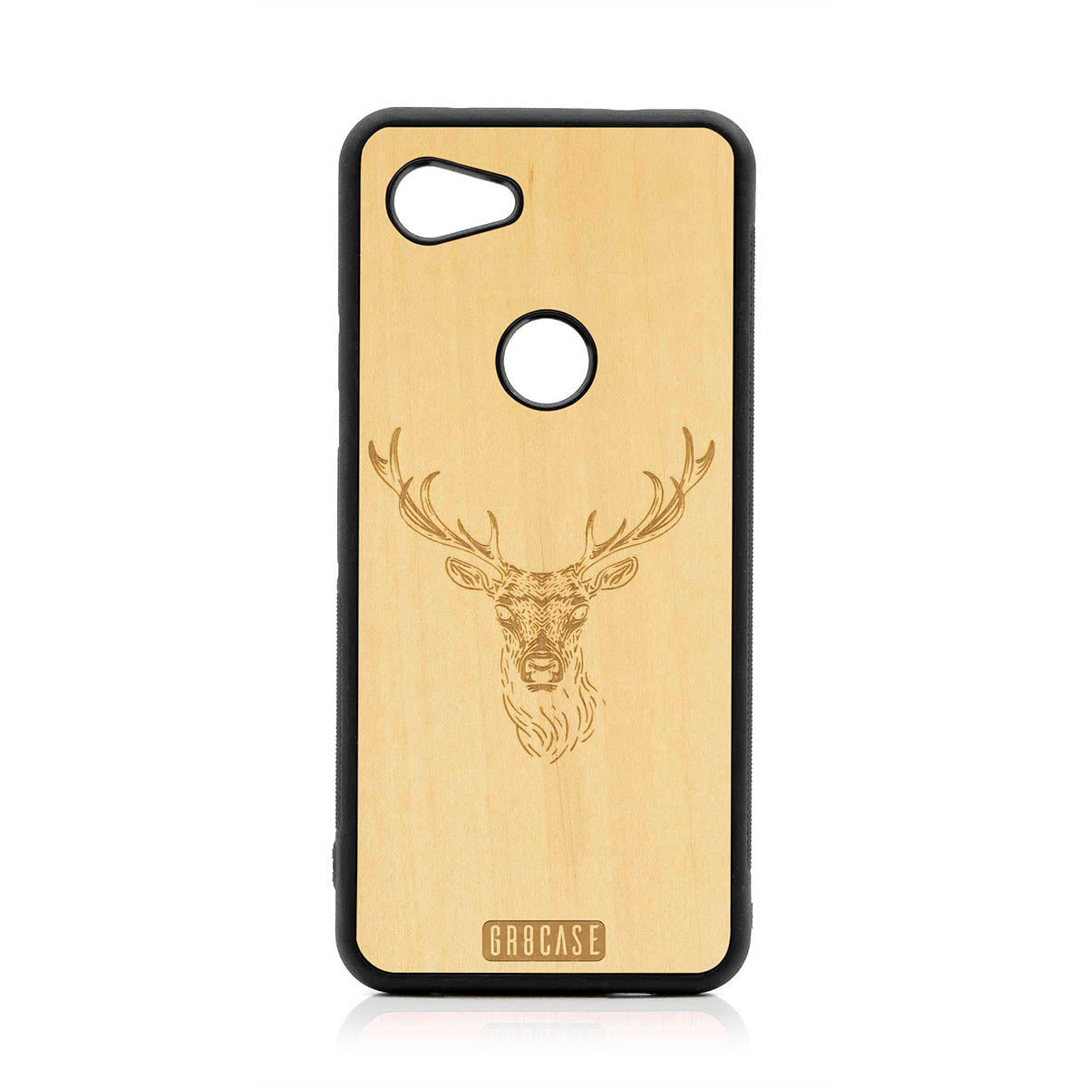 Elk Buck Design Wood Case For Google Pixel 3A XL by GR8CASE