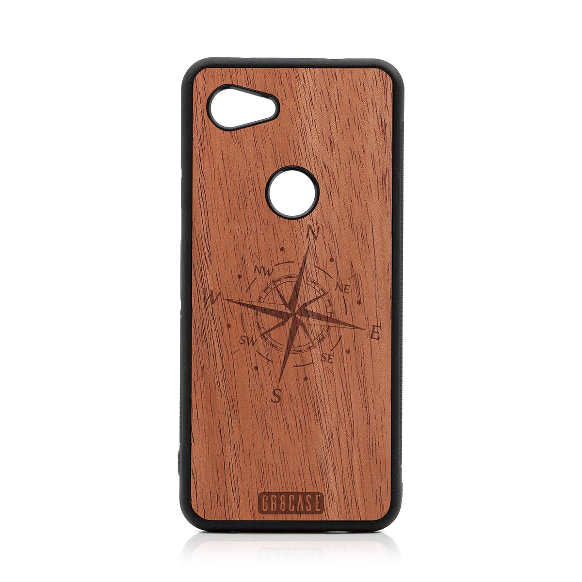 Compass Design Wood Case Google Pixel 3A XL by GR8CASE