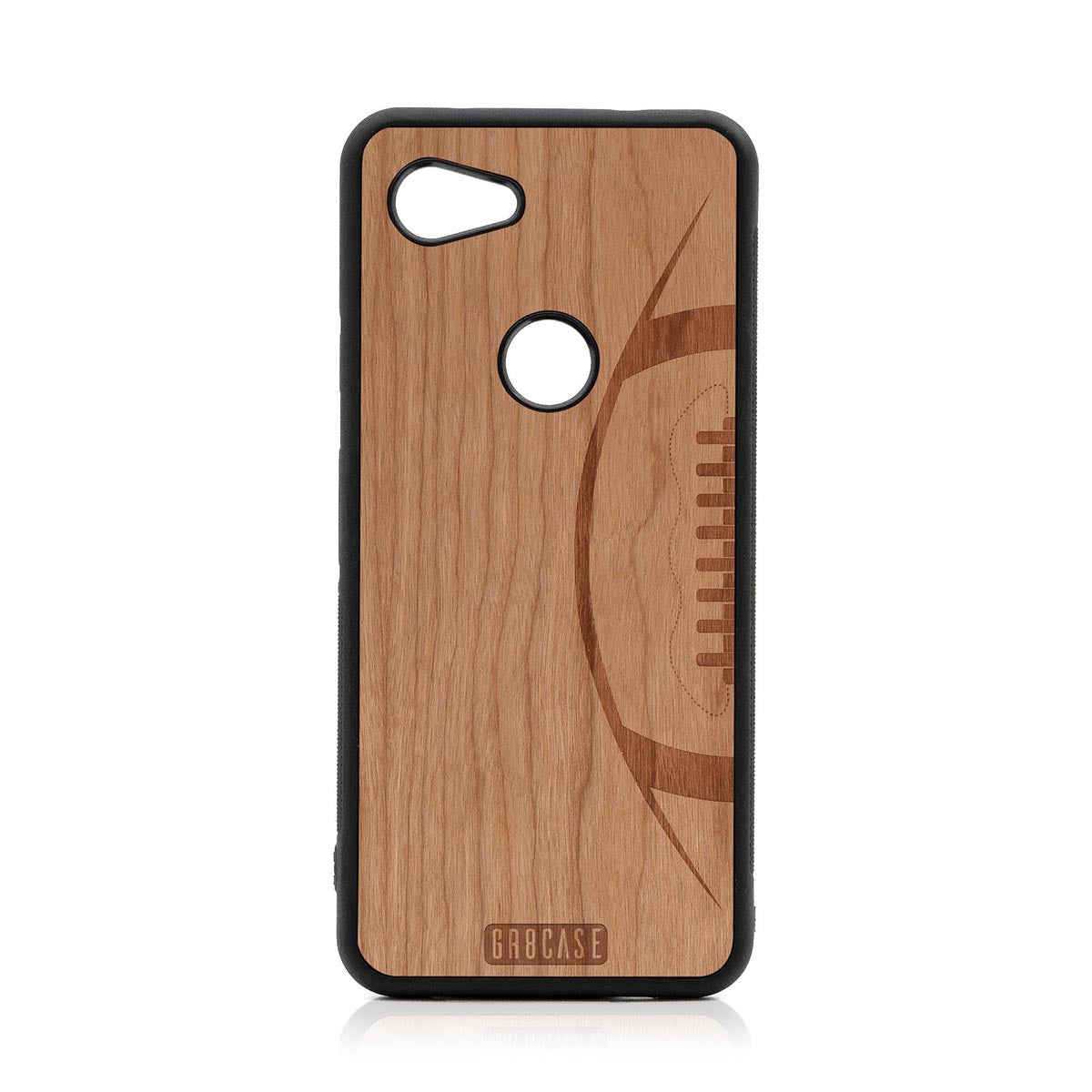 Football Design Wood Case For Google Pixel 3A XL by GR8CASE
