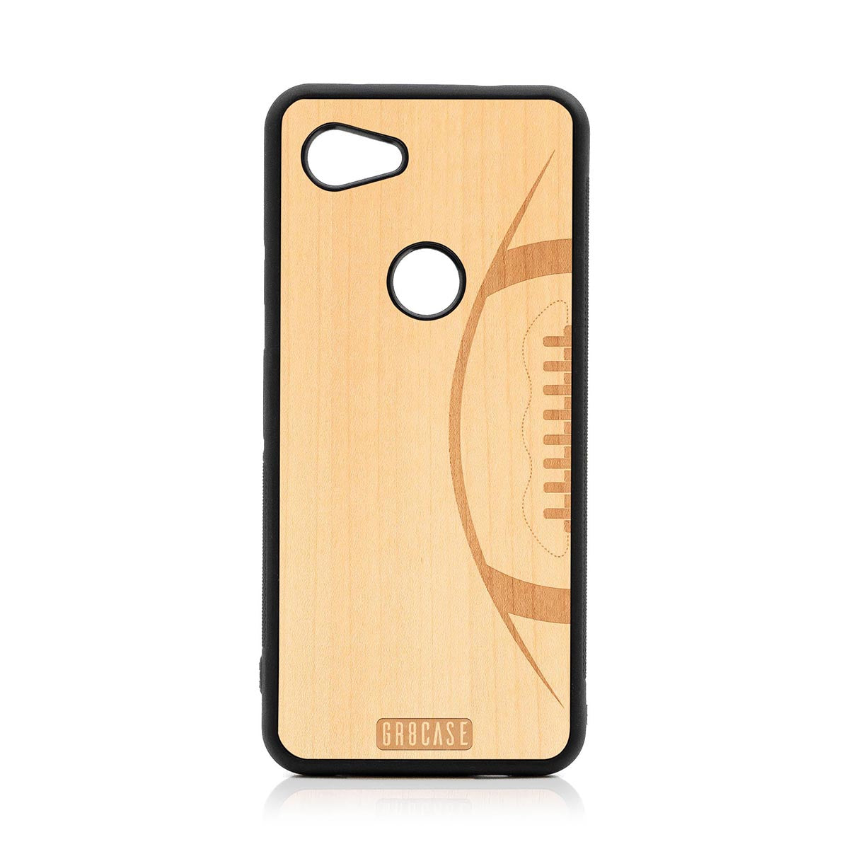 Football Design Wood Case For Google Pixel 3A XL by GR8CASE